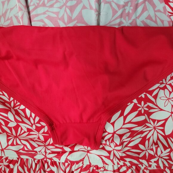 Kim Rogers Belk Women's Tummy Control Shape Support Swim Suit Medium Rose/White. - Picture 8 of 10
